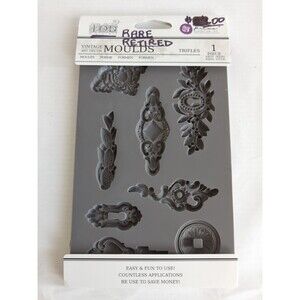 Iron Orchid Designs TRIFLES Art Decor Mold Prima Retired 8"